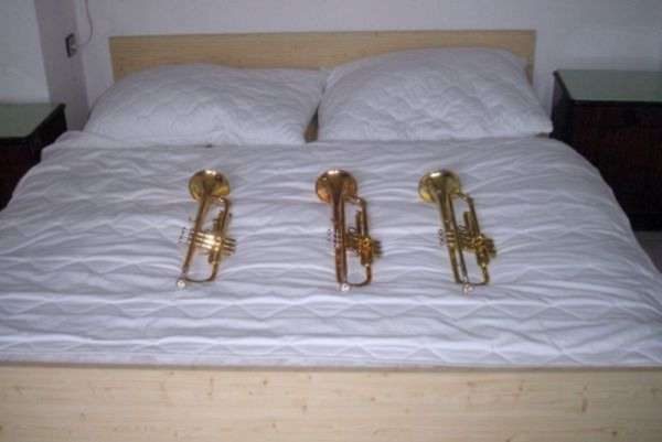 Zátiší s trumpetami