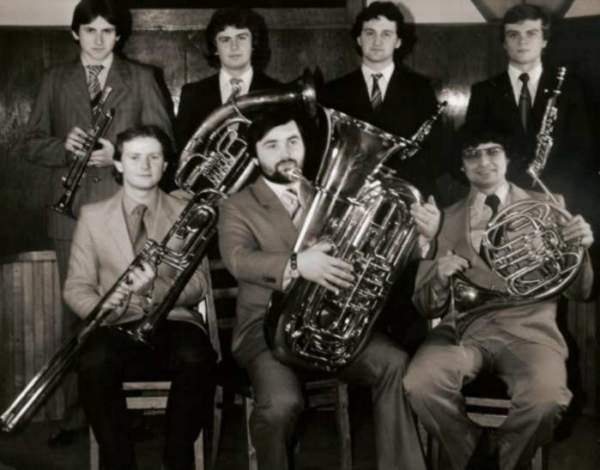 Naše dechovka ve fraku 1982, p. učitel Roman Faltys